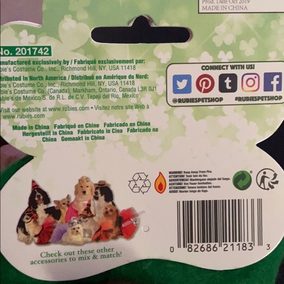 Top hat with braids... one size Pet shop - Picture 4 of 5